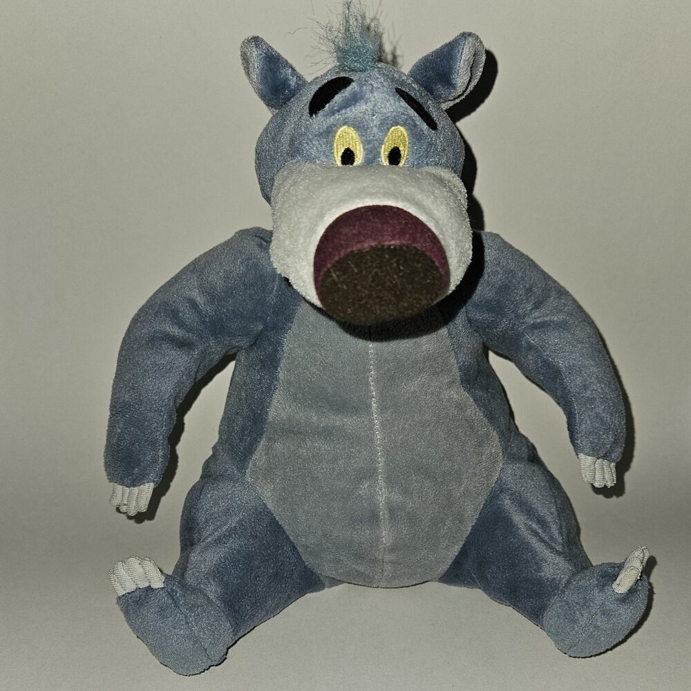 VTG Disney Hasbro Jungle Book Be-Boppin Baloo 2002 Plush Sound Talks Sing TESTED